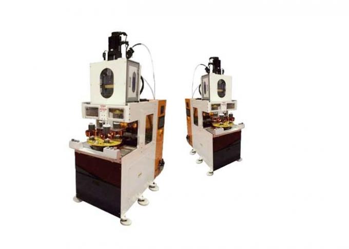 Dubbel-hoofd Elektrische Motor Windende Machine die Koperdraden automatisch rollen