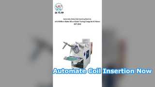 Automatische spoelinzetmachine voor motoren